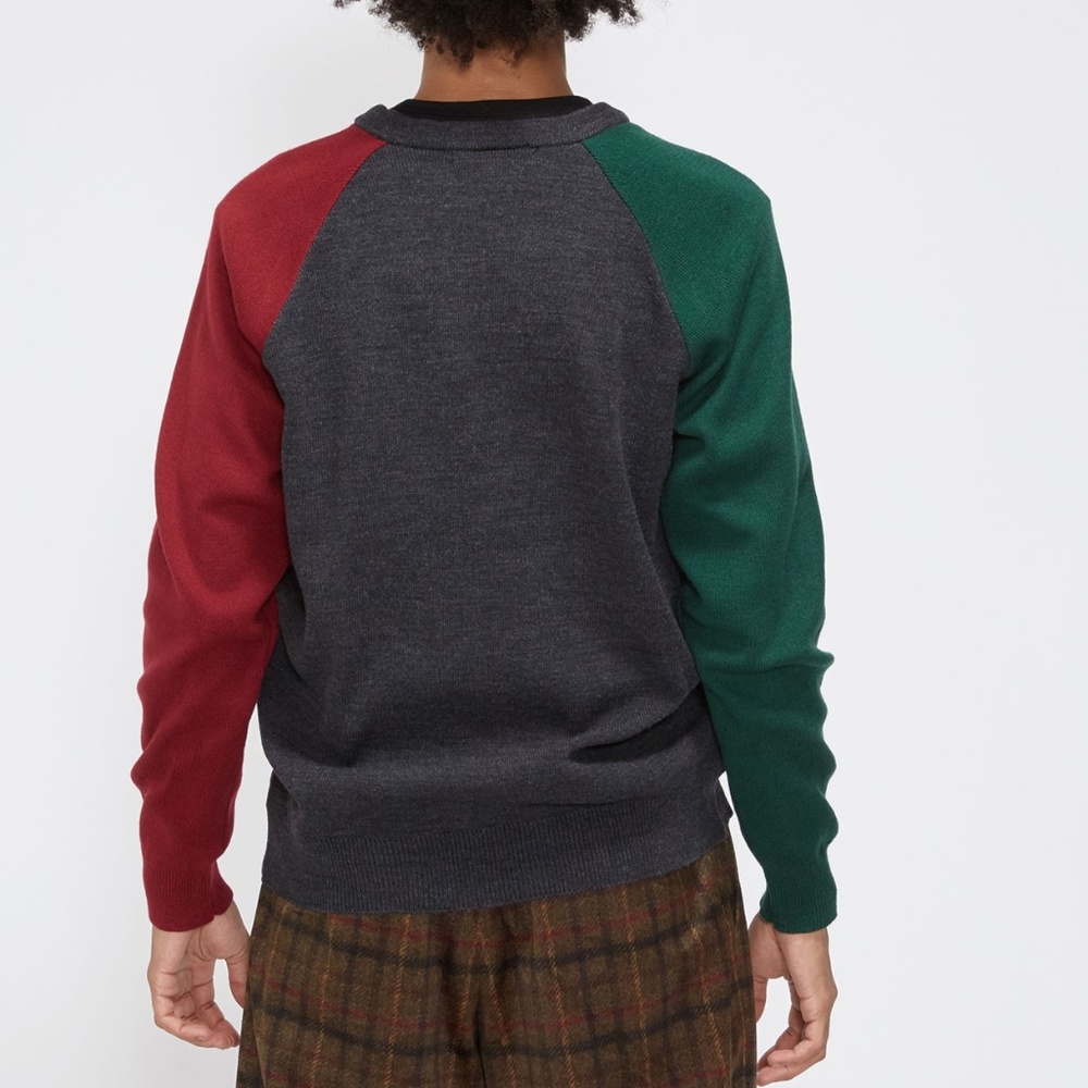 NWT Comme Des Garcons Color Block Sweater M - Picture 3 of 7
